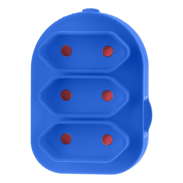 EA003BL - ADAPTOR TRIPLE EURO BLUE E/MATE