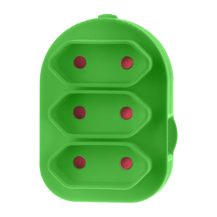 EA003GR - ADAPTOR TRIPLE EURO GREEN E/MATE