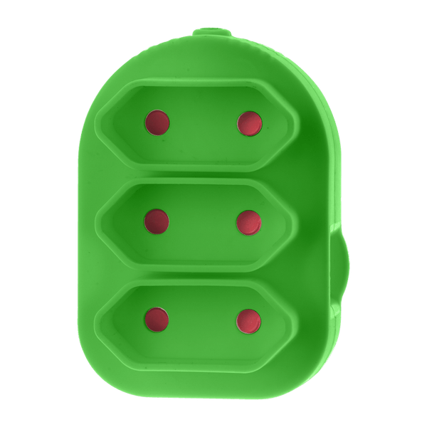 EA003GR - ADAPTOR TRIPLE EURO GREEN E/MATE