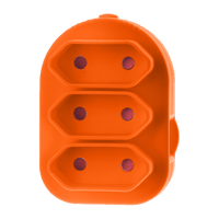 EA003OR - ADAPTOR TRIPLE EURO ORANGE E/MATE