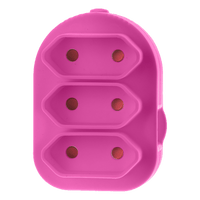 EA003P - ADAPTOR TRIPLE EURO PINK E/MATE