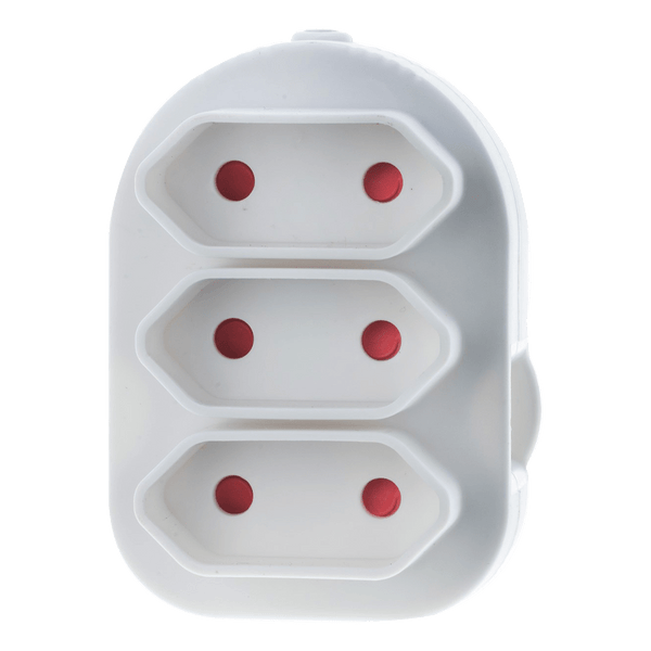 Adaptor Triple Euro White E/Mate Ea003