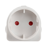 EA004 - ADAPTOR SCHUKO WHITE E/MATE