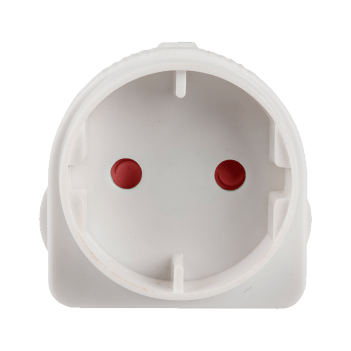 EA004 - ADAPTOR SCHUKO WHITE E/MATE