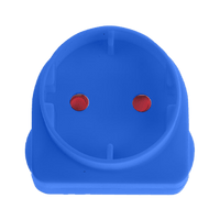 EA004BL - ADAPTOR SCHUKO BLUE E/MATE