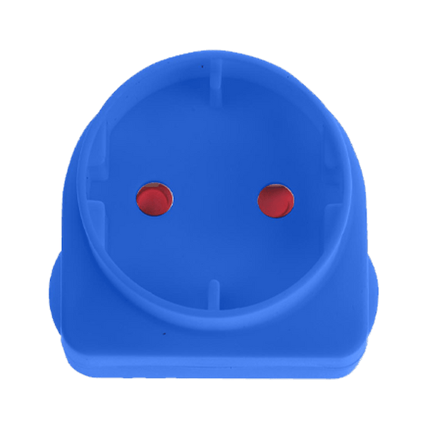 EA004BL - ADAPTOR SCHUKO BLUE E/MATE