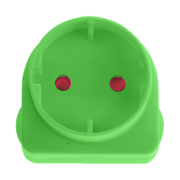 EA004GR - ADAPTOR SCHUKO GREEN E/MATE
