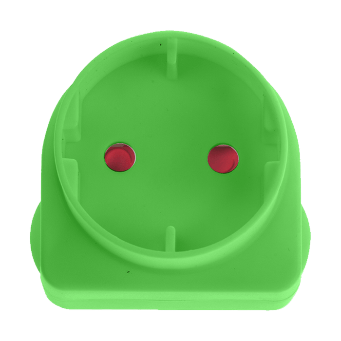 EA004GR - ADAPTOR SCHUKO GREEN E/MATE