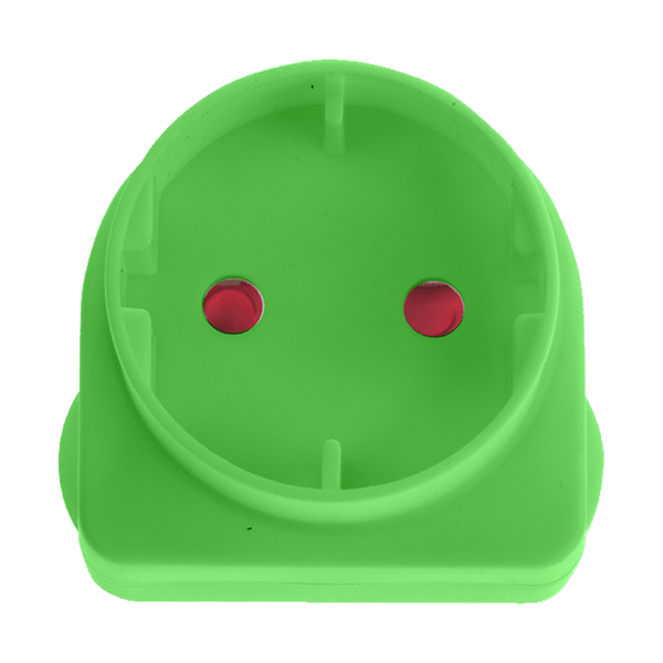 EA004GR - ADAPTOR SCHUKO GREEN E/MATE