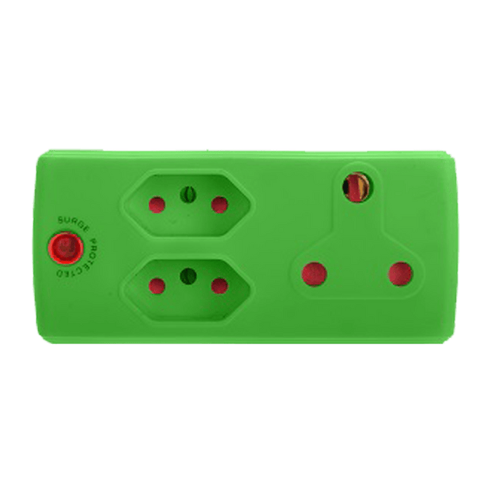 EA008GR - ADAPTOR 1X16A+2X5A GREEN E/MATE