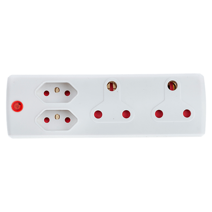 EA010L - ADAPTOR 2X16A+2X5A WHITE E/MATE GARDEN & HOME