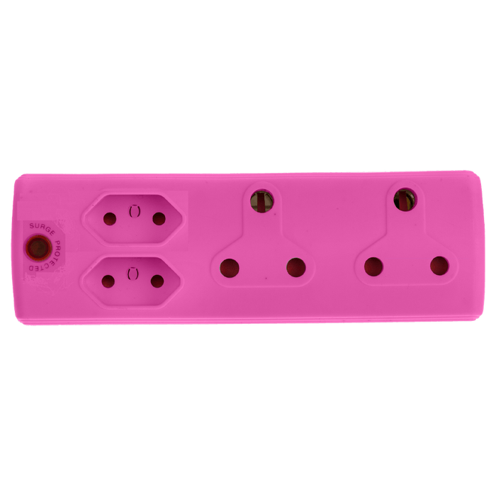 EA010P - ADAPTOR 2X16A+2X5A PINK E/MATE