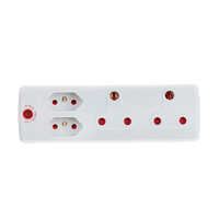 Adaptor 2 X16 A+2 X5 A White+Surge E/Mate Ea010 S