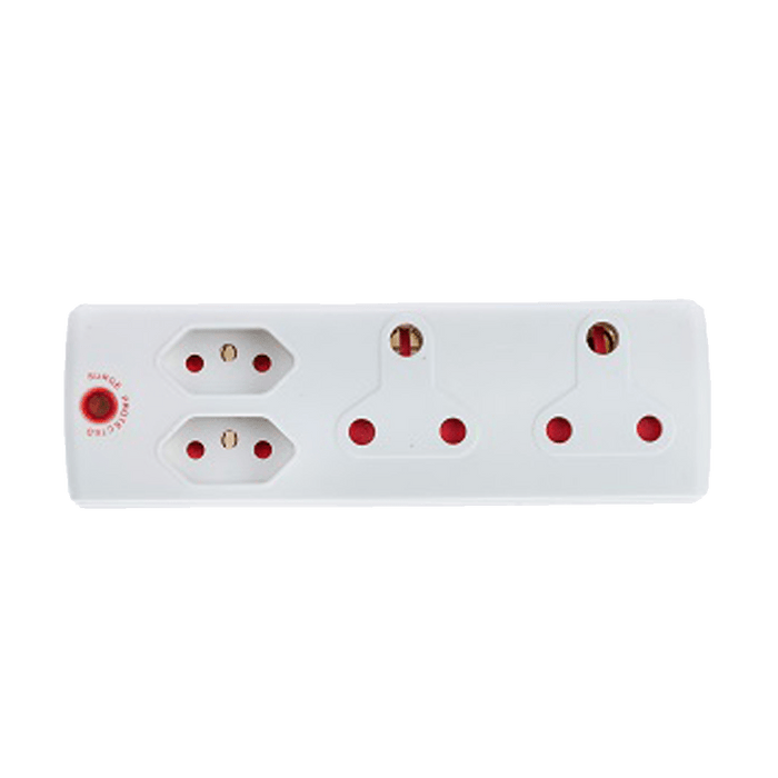 Adaptor 2 X16 A+2 X5 A White+Surge E/Mate Ea010 S