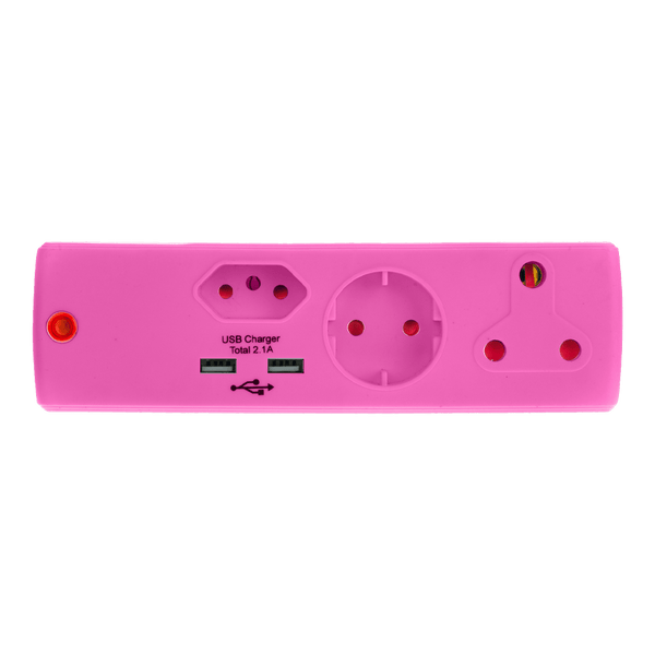 Adaptor 1 X16 A+1 X5 A+1 Sk+2 Usb Pink Xxx Ea011 P