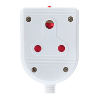 EA012L - COUPLER JANUS NYLON DOUBLE WHITE LED