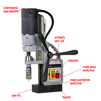 EUROBOOR ECO.32 Magnetic Drill: Portable Metal Drilling Machine, 32mm Capacity, 1000W Power, Heavy Duty Industrial Tool