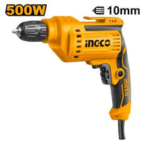 INGCO DRILL 500W 10MM K/LESS CHUCK