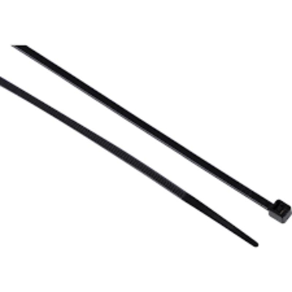 Edison BLACK CABLE TIES2.5x100mm (PK-100)