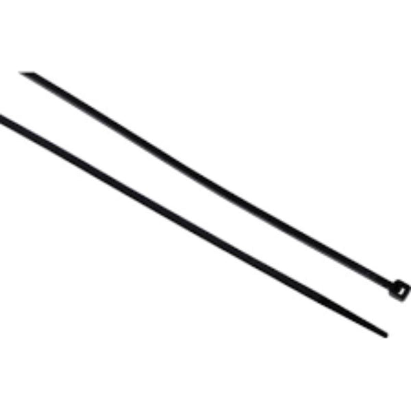 Edison BLACK CABLE TIES2.5x160mm (PK-100)