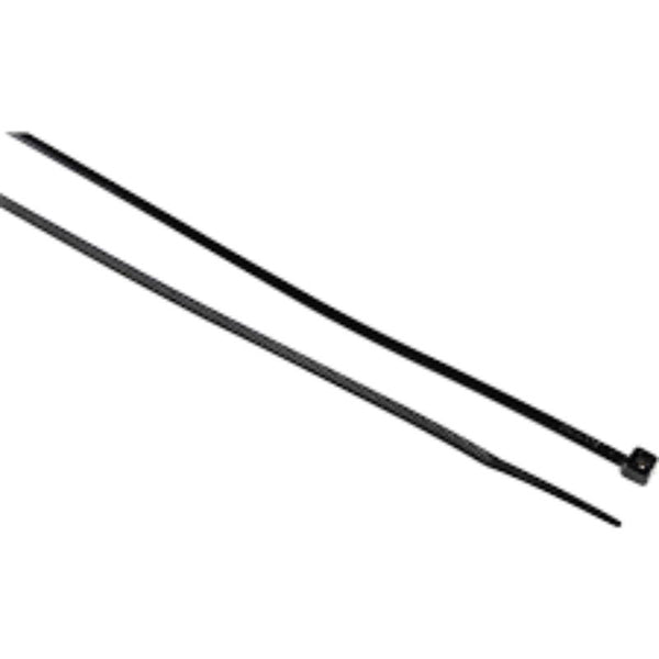 Edison BLACK CABLE TIES2.5x200mm (PK-100)