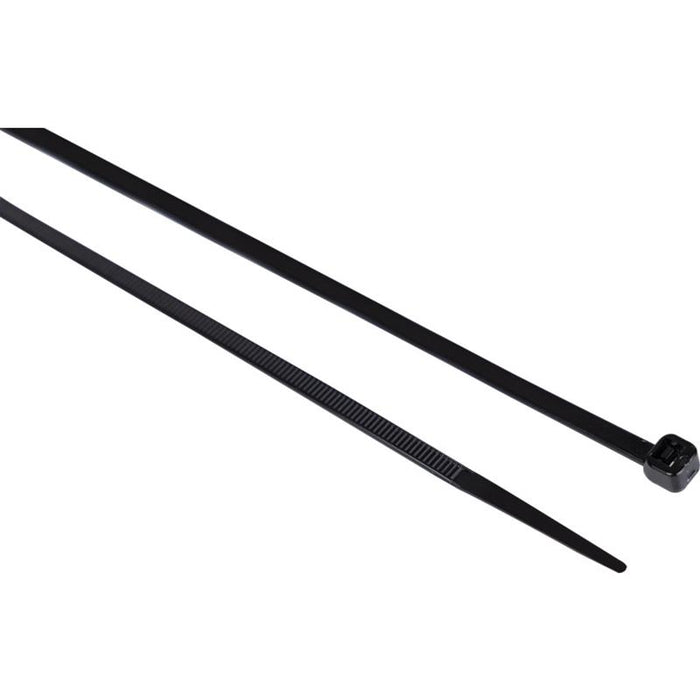 Edison BLACK CABLE TIES3.6x300mm (PK-100)