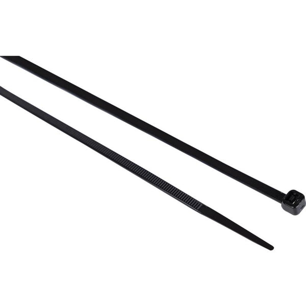 Edison BLACK CABLE TIES3.6x300mm (PK-100)