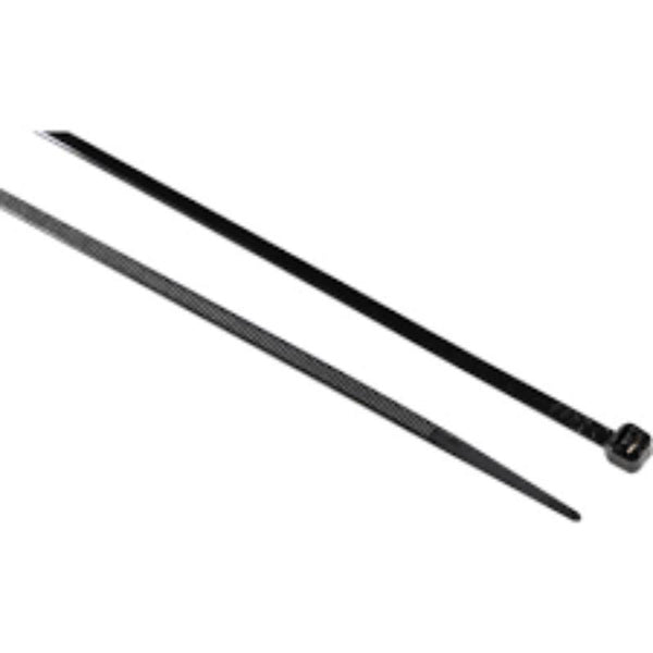 Edison BLACK CABLE TIES3.6x370mm (PK-100)