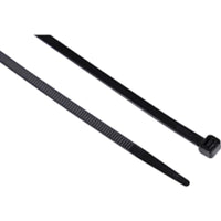 Edison BLACK CABLE TIES4.8x370mm (PK-100)