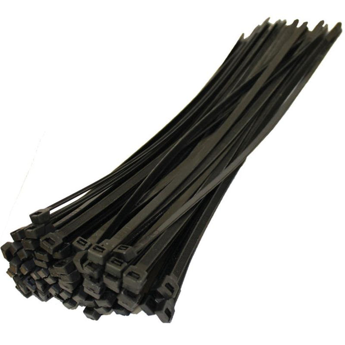 Edison BLACK CABLE TIES12.7x580mm (PK-100)