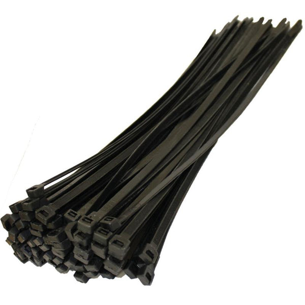 Edison BLACK CABLE TIES12.7x580mm (PK-100)