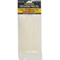 Edison NATURAL CABLE TIES12.7x580mm (PK-100)