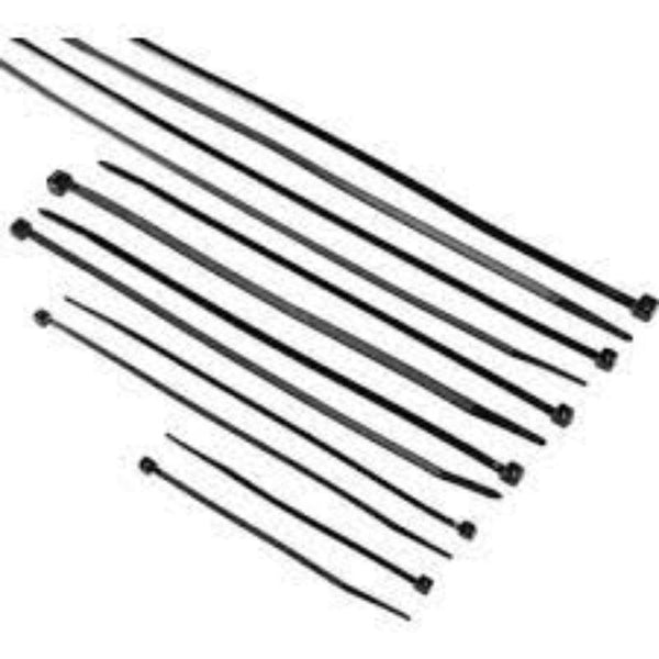 Edison BLACK CABLE TIES MIX mmASSORTED (PK-600)