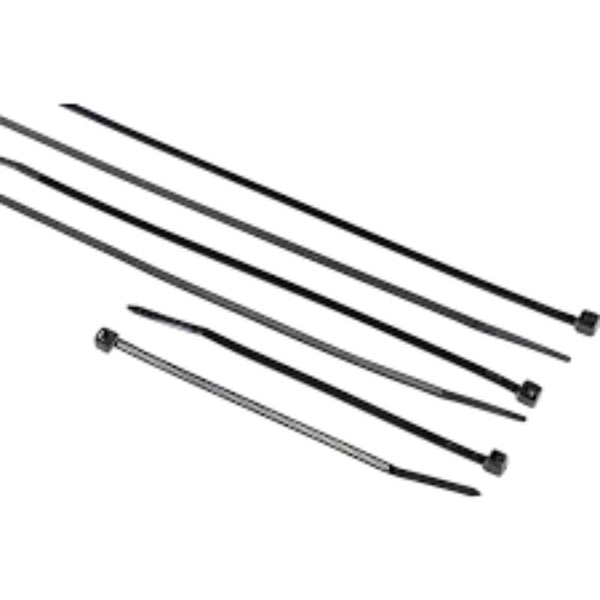Edison BLACK CABLE TIES 2.5mmASSORTED (PK-300)
