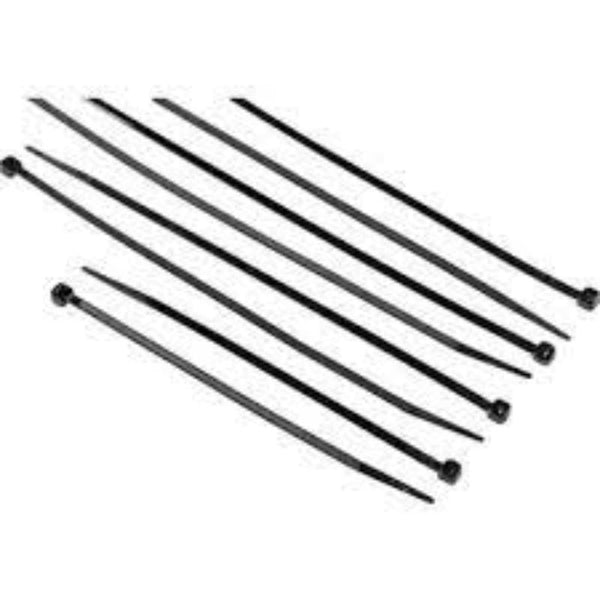 Edison BLACK CABLE TIES 3.6mmASSORTED (PK-400)