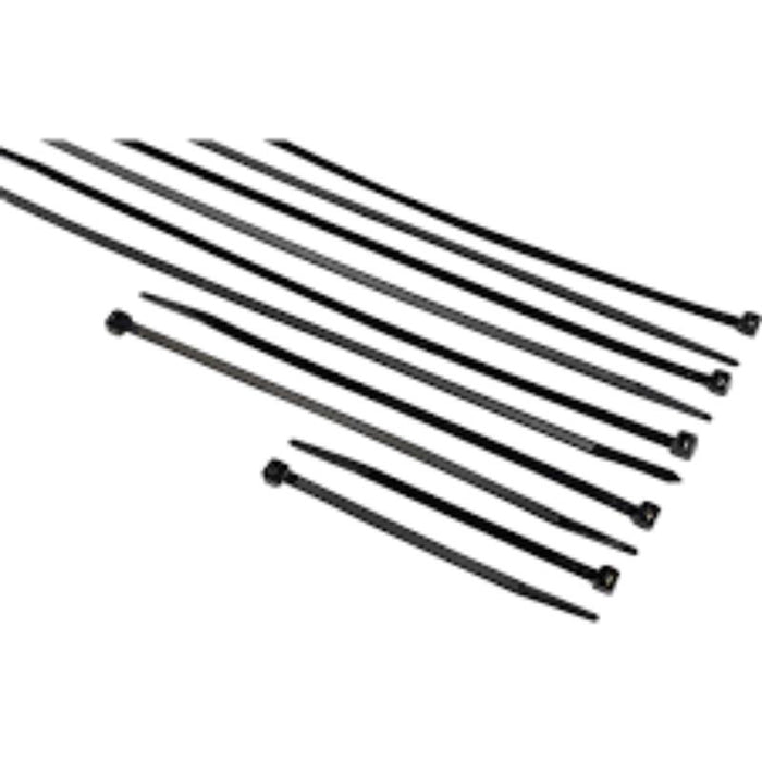Edison BLACK CABLE TIES 4.8mmASSORTED (PK-500)