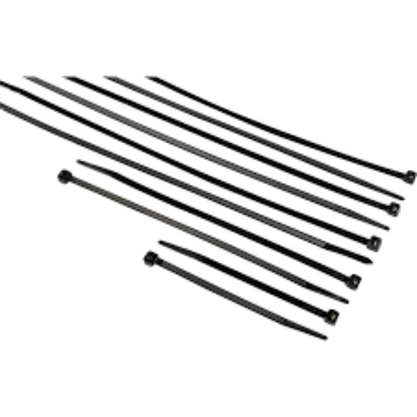 Edison BLACK CABLE TIES 4.8mmASSORTED (PK-500)