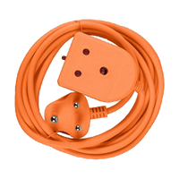 EE018OR - EXTENSION LEAD 16A  3M ORANGE E/MATE