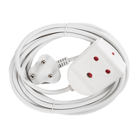EE019 - EXTENSION LEAD 16A  5M WHITE E/MATE