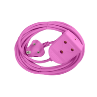 Pink Extension Lead 16A 5M | EE019P | Power Extension Cord | Chavda