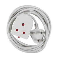 EE022 - EXTENSION LEAD 10A  3M WHITE E/MATE
