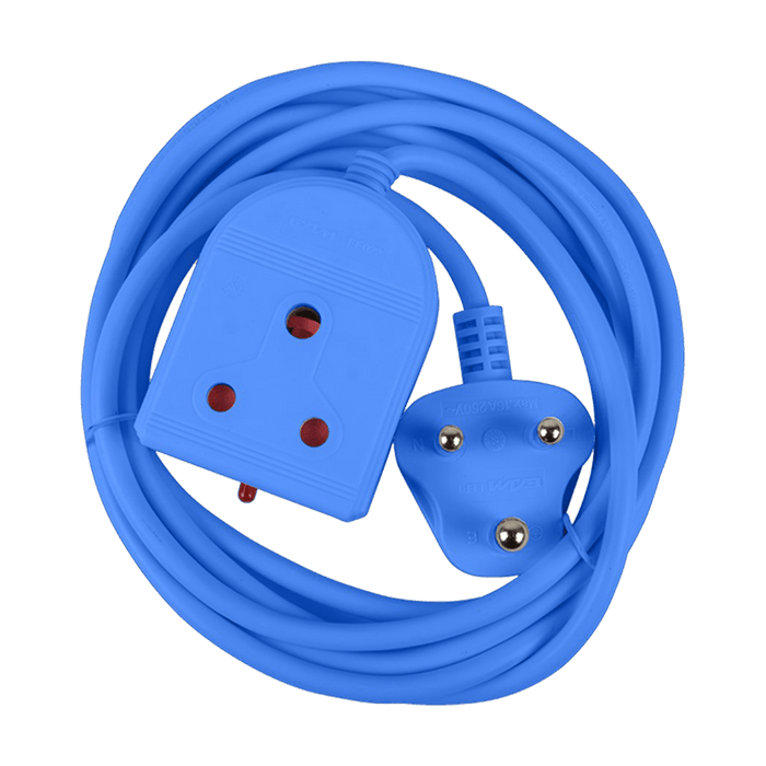 EE022BL - EXTENSION LEAD 10A  3M BLUE E/MATE
