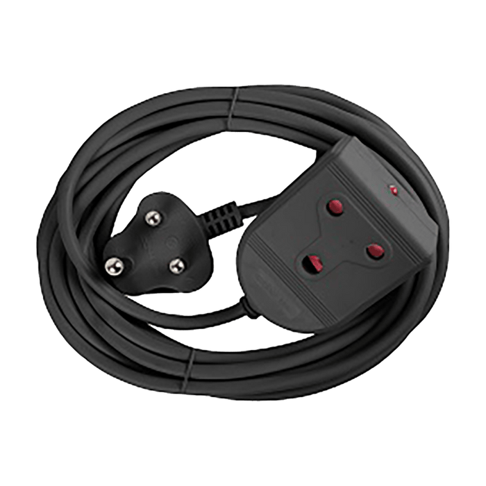 Extension Lead 10 A 5 M Black E/Mate Ee023 Blk