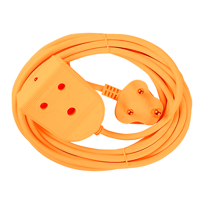 EE023OR - EXTENSION LEAD 10A  5M ORANGE E/MATE