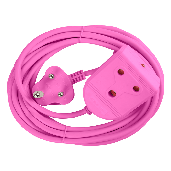 Extension Lead 10 A 5 M Pink E/Mate Xxx Ee023 P