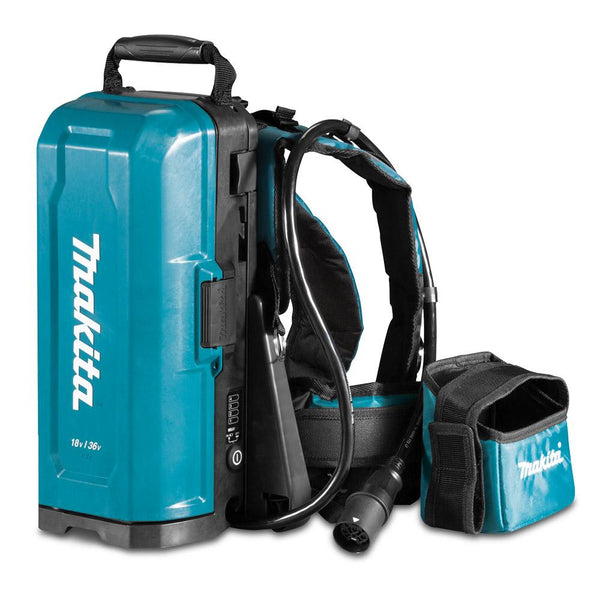 Makita PDC01-2 Portable Power Pack Adapter for 18V & 36V Tools | Battery Gauge, Auto-Off Switch, Pivoting Cord