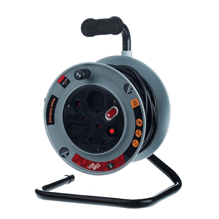 EER007 - EXTENSION REEL PVC 10A 15M E/MATE
