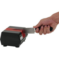 Sharpening knife with electronic knife sharpener EKS0001 by Chavda.com - Kitchen Tools and Gadgets