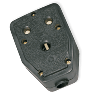 Elec Mts Coupler Janus Black Rubber Ele0620