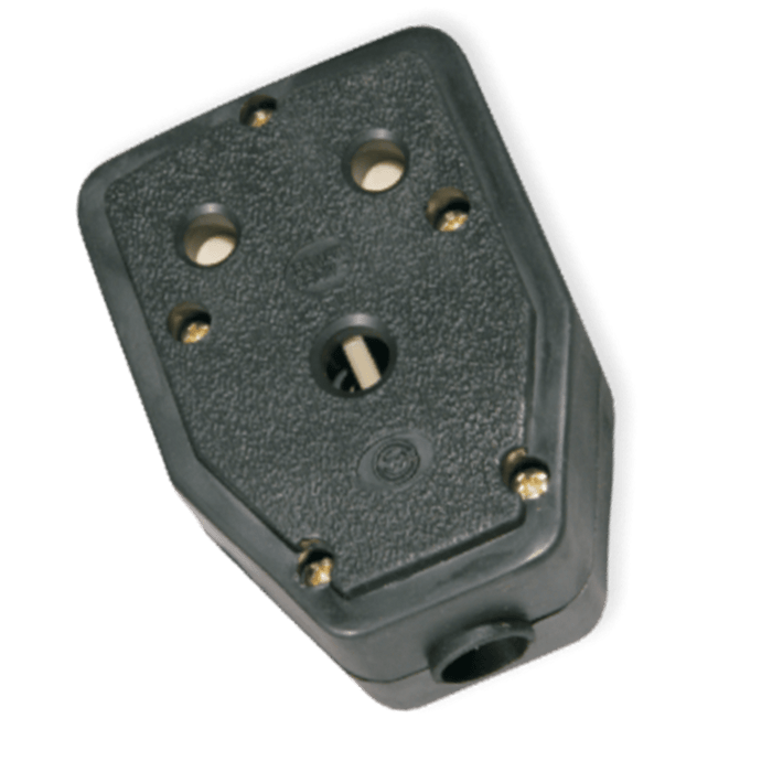 Elec Mts Coupler Janus Black Rubber Ele0620